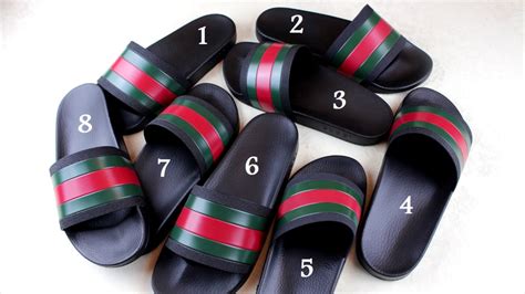 gucci dapper dan flip flops fake|Gucci slides counterfeit.